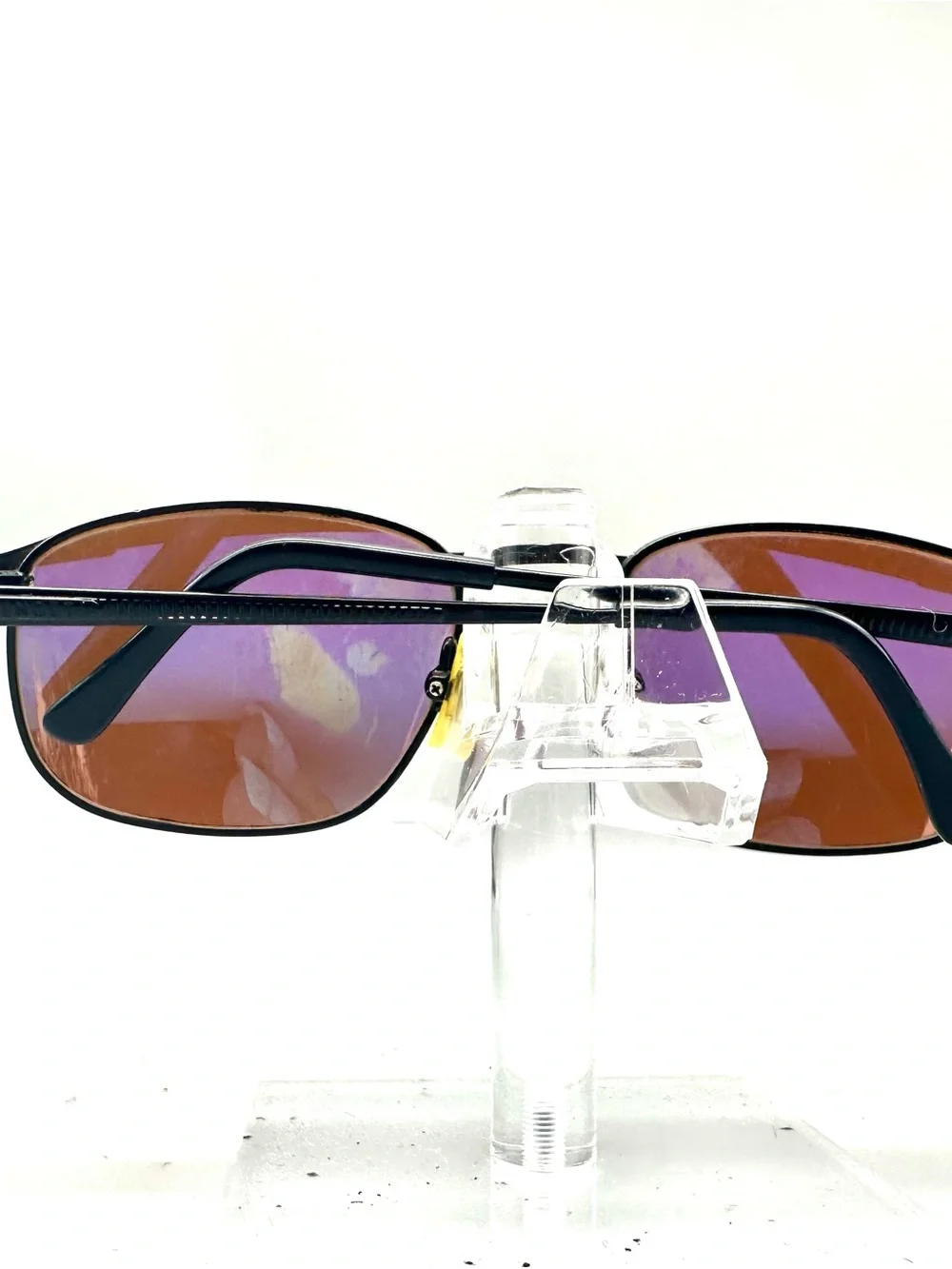 Serengeti Millennium DR5499 Sunglasses Black Metal Frame Brown Drivers Lens Flaw